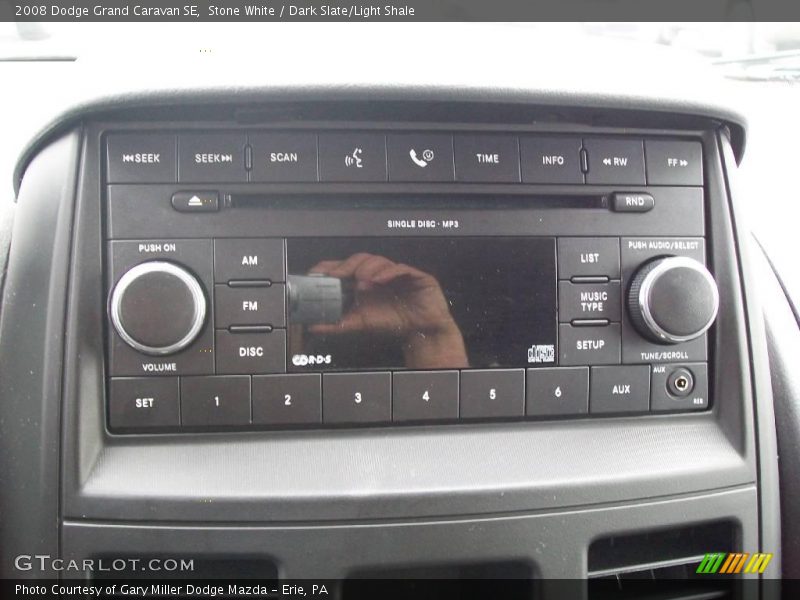 Stone White / Dark Slate/Light Shale 2008 Dodge Grand Caravan SE