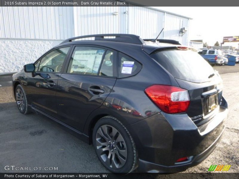 Dark Gray Metallic / Black 2016 Subaru Impreza 2.0i Sport Premium