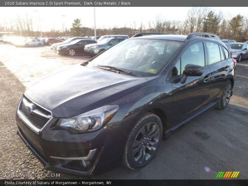 Dark Gray Metallic / Black 2016 Subaru Impreza 2.0i Sport Premium