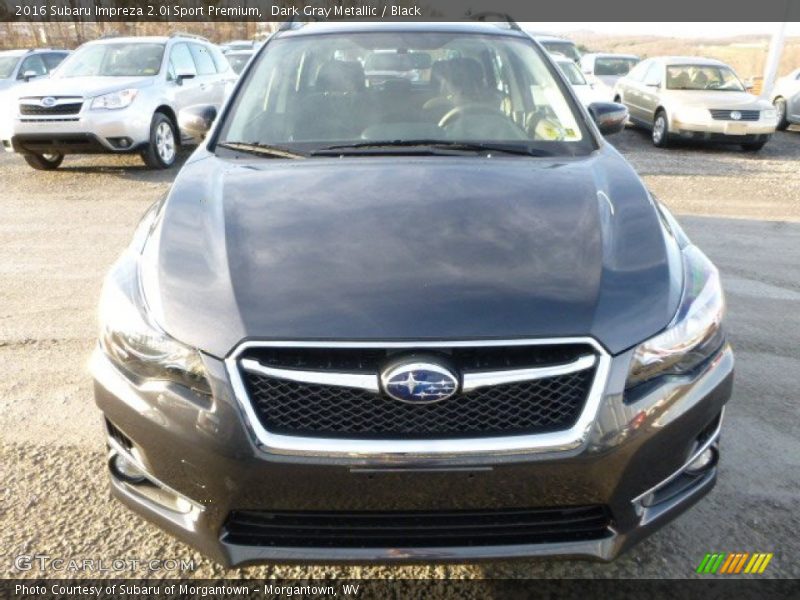 Dark Gray Metallic / Black 2016 Subaru Impreza 2.0i Sport Premium