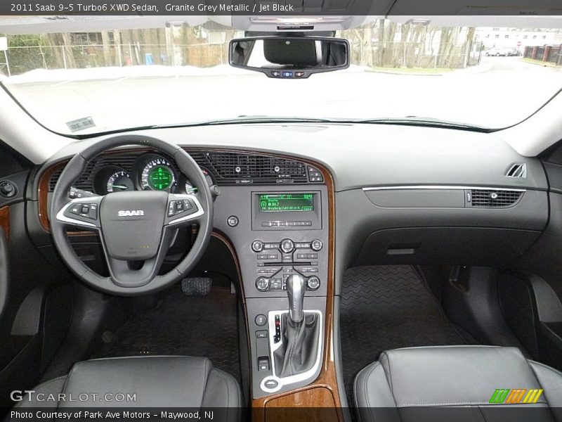 Granite Grey Metallic / Jet Black 2011 Saab 9-5 Turbo6 XWD Sedan