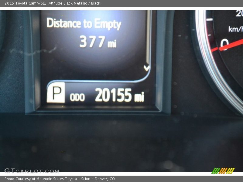 Attitude Black Metallic / Black 2015 Toyota Camry SE