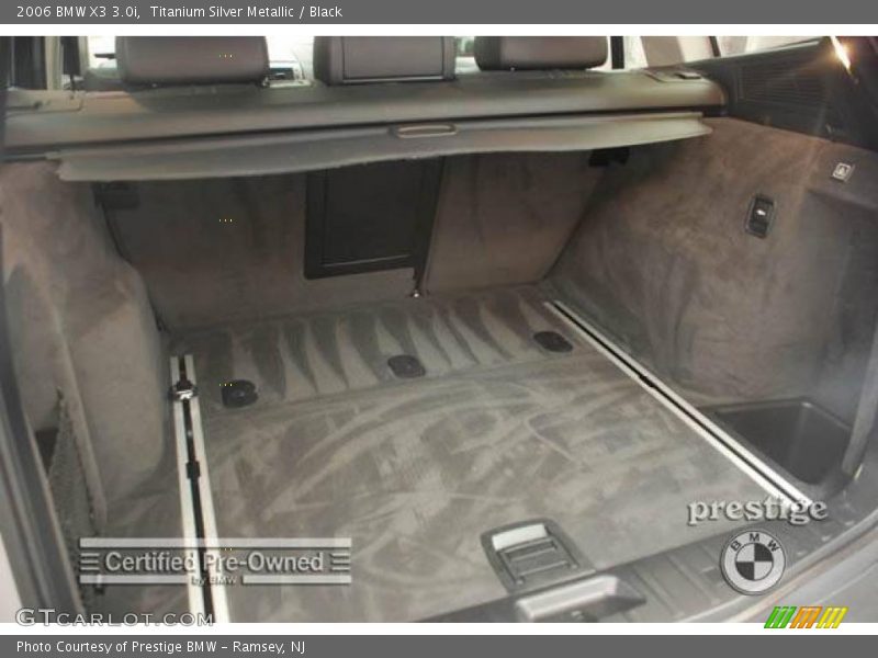 Titanium Silver Metallic / Black 2006 BMW X3 3.0i