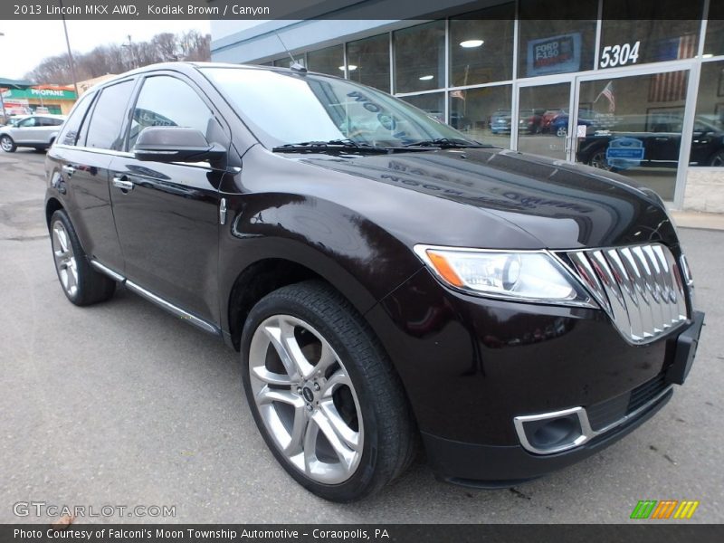 Kodiak Brown / Canyon 2013 Lincoln MKX AWD
