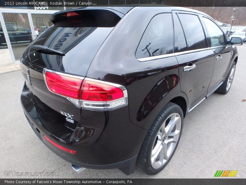 Kodiak Brown / Canyon 2013 Lincoln MKX AWD