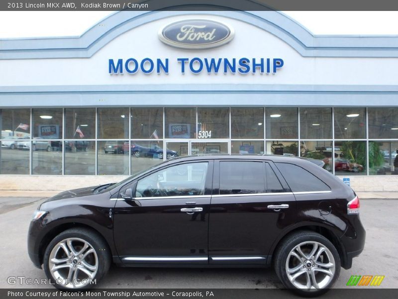 Kodiak Brown / Canyon 2013 Lincoln MKX AWD