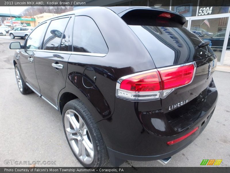 Kodiak Brown / Canyon 2013 Lincoln MKX AWD