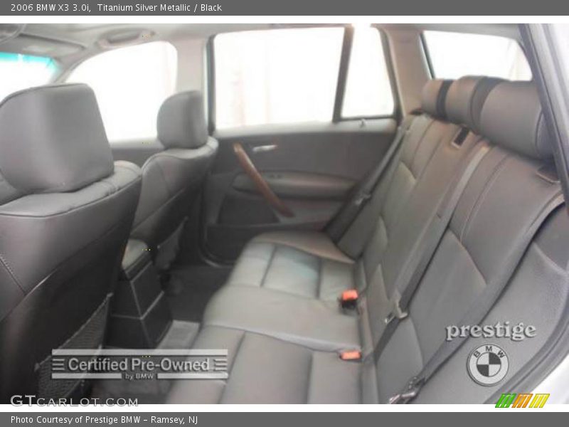 Titanium Silver Metallic / Black 2006 BMW X3 3.0i