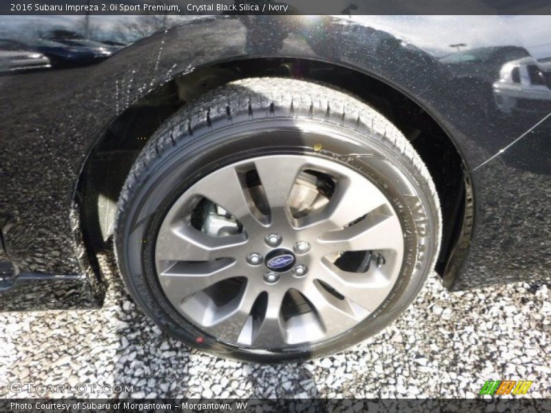 Crystal Black Silica / Ivory 2016 Subaru Impreza 2.0i Sport Premium