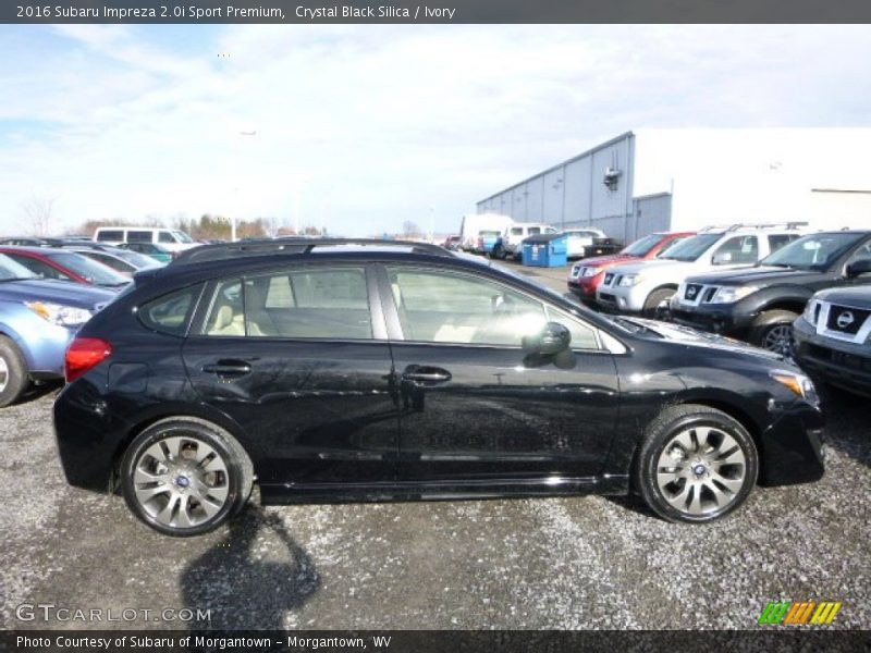 Crystal Black Silica / Ivory 2016 Subaru Impreza 2.0i Sport Premium