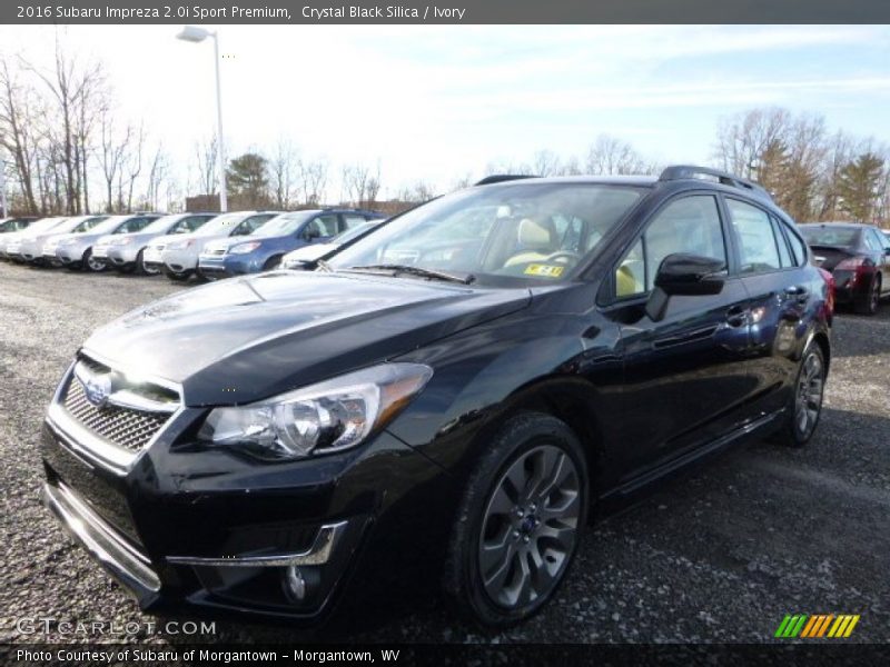 Crystal Black Silica / Ivory 2016 Subaru Impreza 2.0i Sport Premium