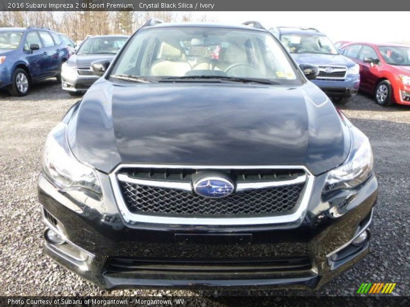 Crystal Black Silica / Ivory 2016 Subaru Impreza 2.0i Sport Premium
