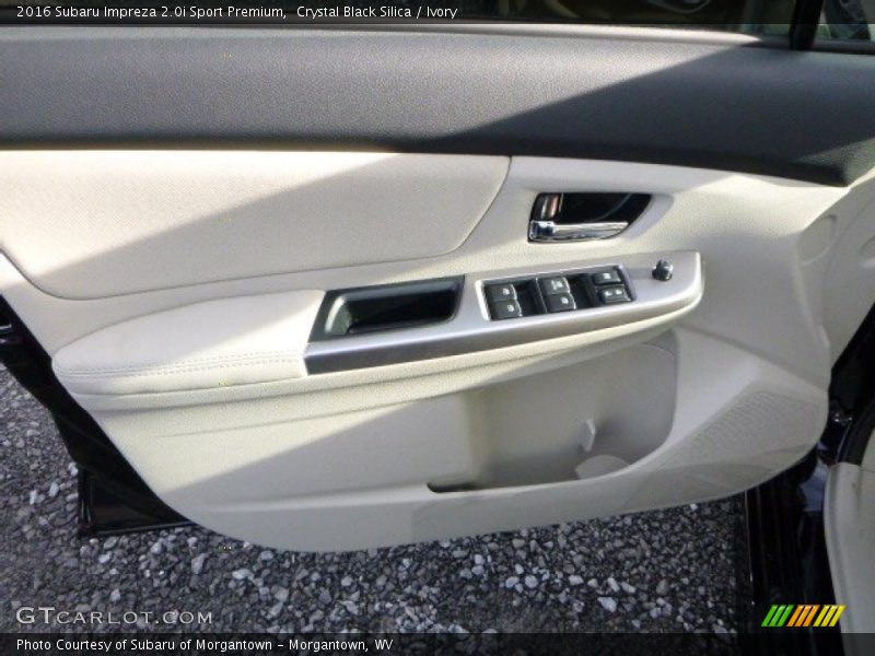 Crystal Black Silica / Ivory 2016 Subaru Impreza 2.0i Sport Premium
