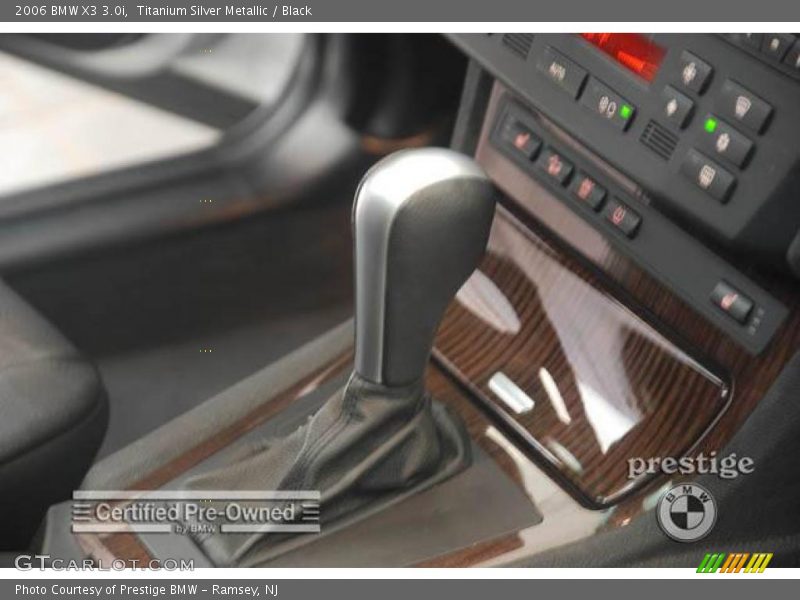 Titanium Silver Metallic / Black 2006 BMW X3 3.0i