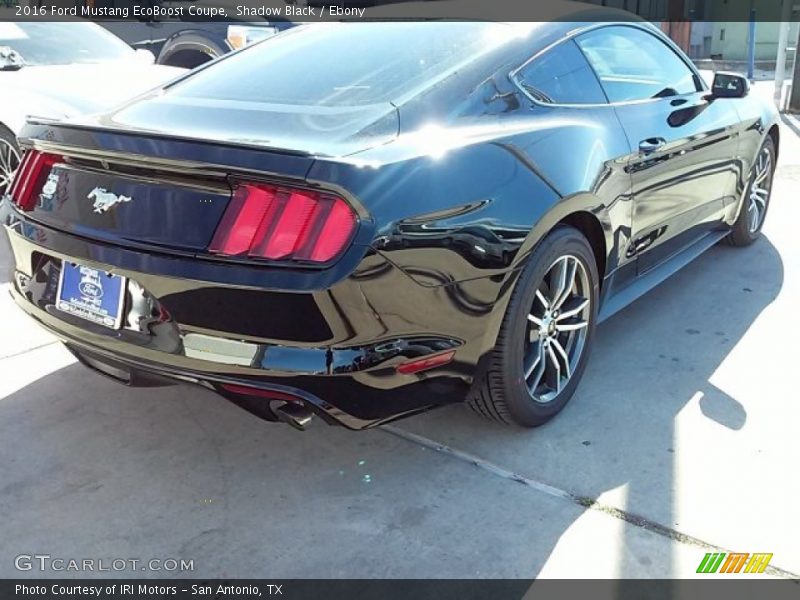 Shadow Black / Ebony 2016 Ford Mustang EcoBoost Coupe