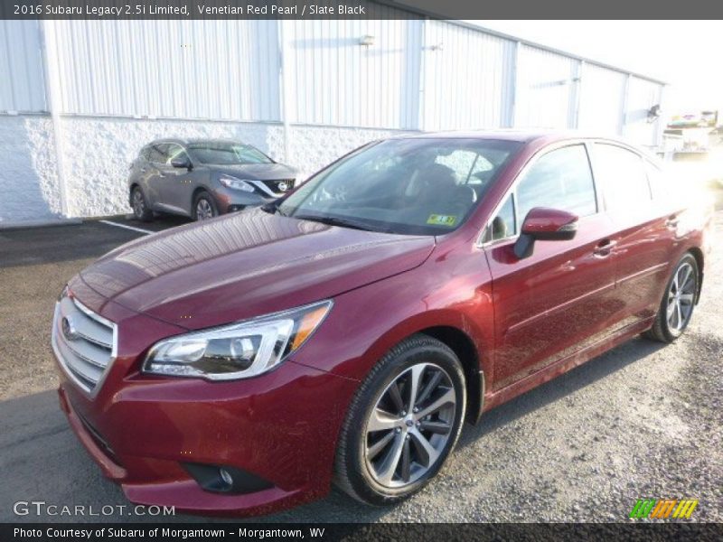 Venetian Red Pearl / Slate Black 2016 Subaru Legacy 2.5i Limited