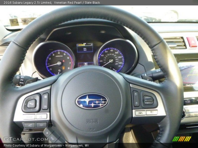 Venetian Red Pearl / Slate Black 2016 Subaru Legacy 2.5i Limited