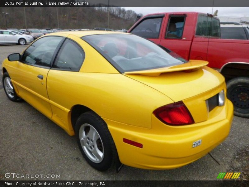 Flame Yellow / Graphite 2003 Pontiac Sunfire