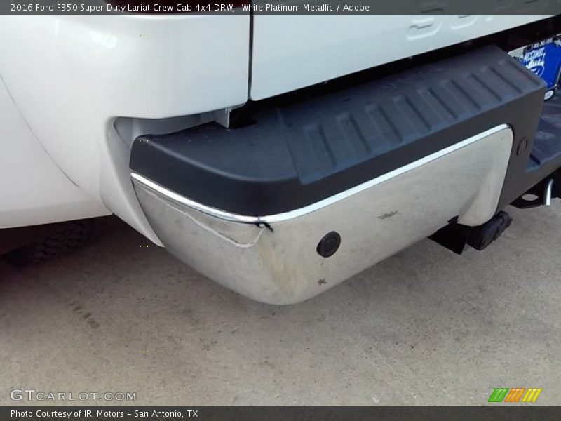 White Platinum Metallic / Adobe 2016 Ford F350 Super Duty Lariat Crew Cab 4x4 DRW