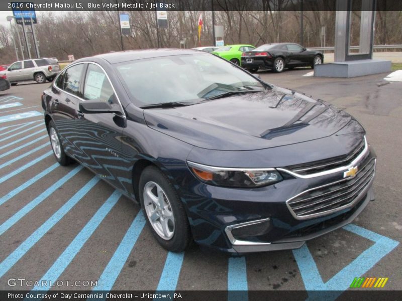 Blue Velvet Metallic / Jet Black 2016 Chevrolet Malibu LS