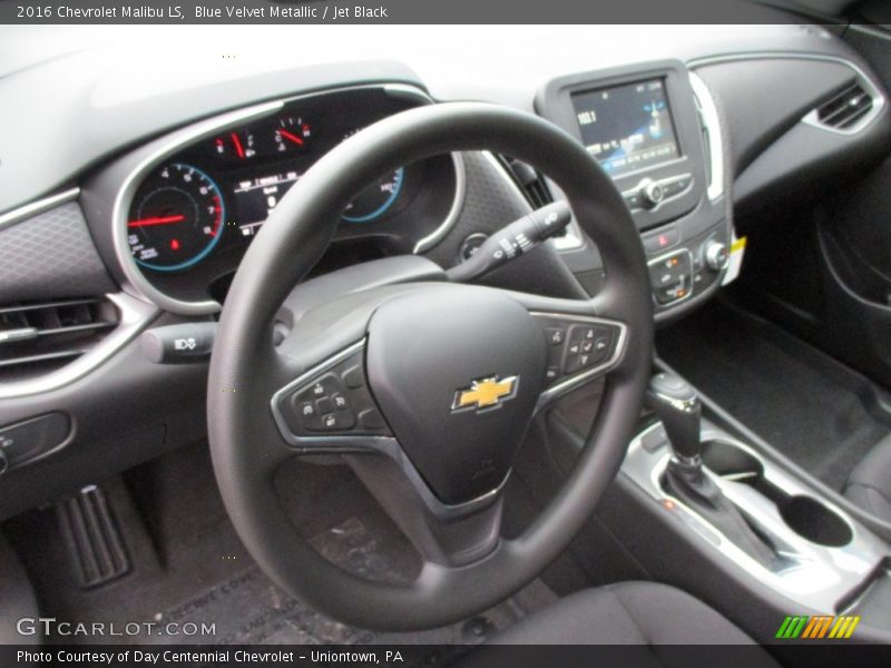 Blue Velvet Metallic / Jet Black 2016 Chevrolet Malibu LS