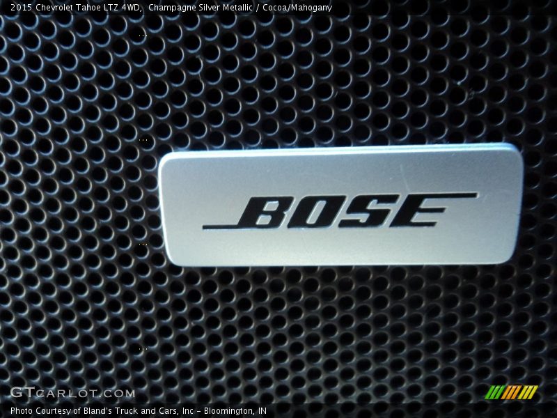Champagne Silver Metallic / Cocoa/Mahogany 2015 Chevrolet Tahoe LTZ 4WD