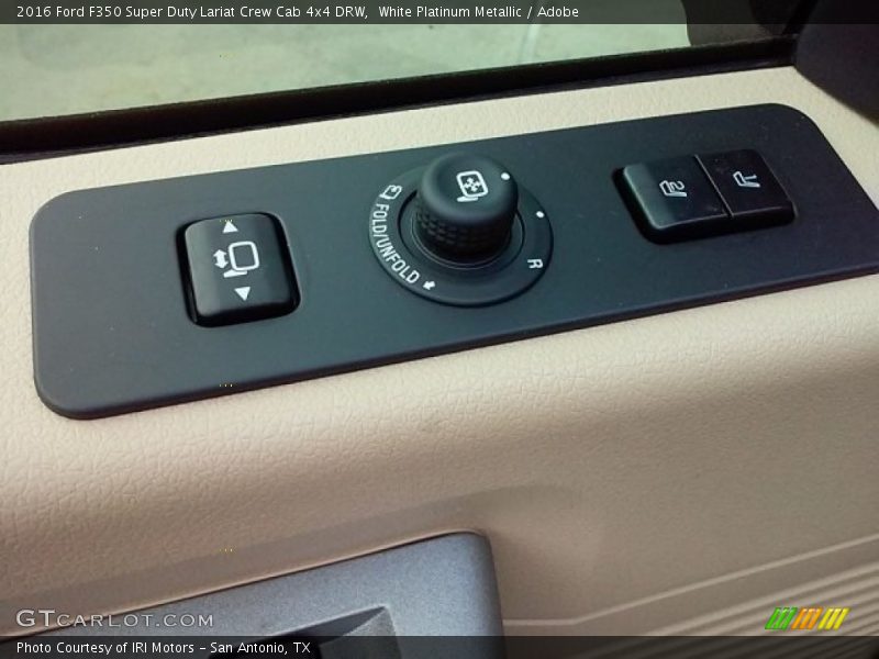 White Platinum Metallic / Adobe 2016 Ford F350 Super Duty Lariat Crew Cab 4x4 DRW