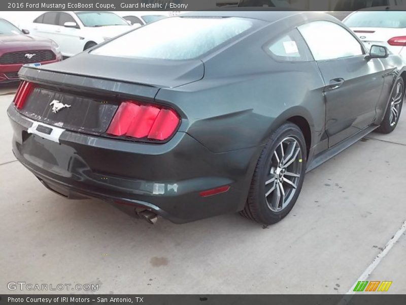 Guard Metallic / Ebony 2016 Ford Mustang EcoBoost Coupe