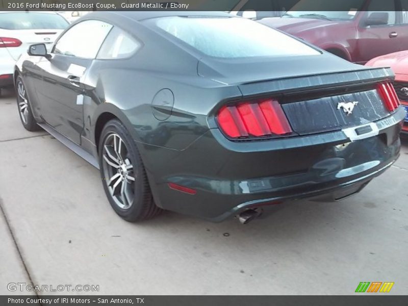 Guard Metallic / Ebony 2016 Ford Mustang EcoBoost Coupe