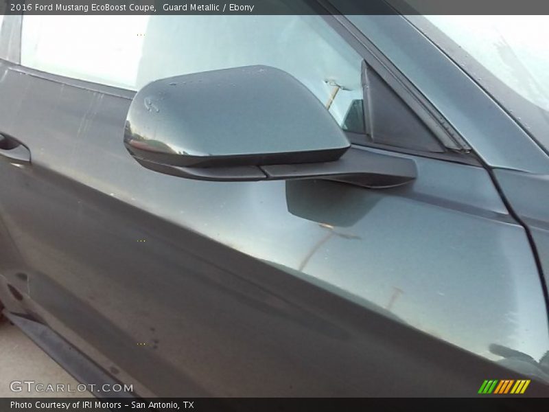 Guard Metallic / Ebony 2016 Ford Mustang EcoBoost Coupe