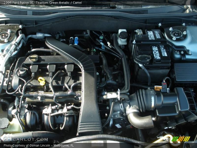 Titanium Green Metallic / Camel 2006 Ford Fusion SE