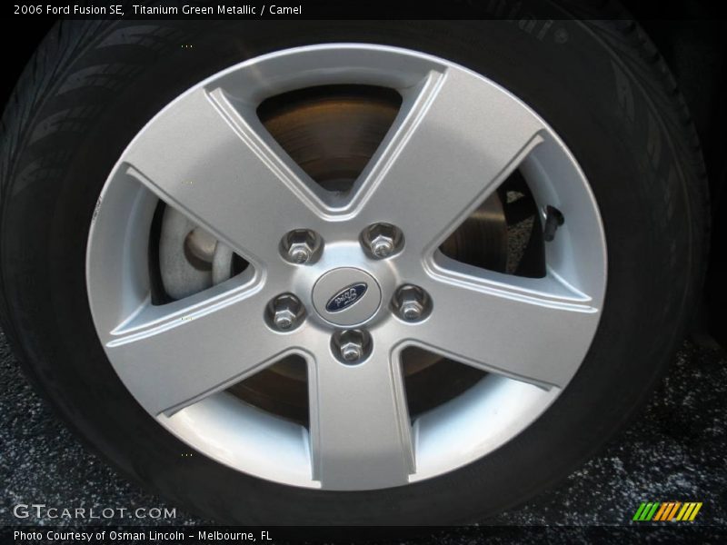 Titanium Green Metallic / Camel 2006 Ford Fusion SE