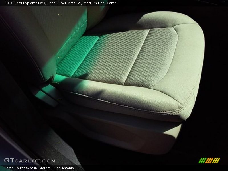 Ingot Silver Metallic / Medium Light Camel 2016 Ford Explorer FWD