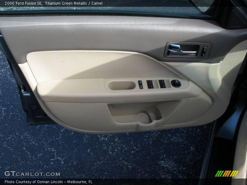 Titanium Green Metallic / Camel 2006 Ford Fusion SE