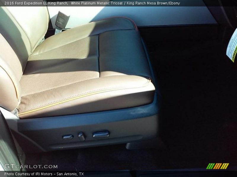 White Platinum Metallic Tricoat / King Ranch Mesa Brown/Ebony 2016 Ford Expedition EL King Ranch
