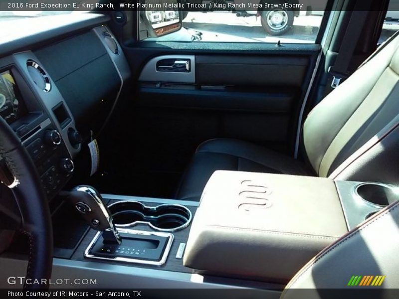 White Platinum Metallic Tricoat / King Ranch Mesa Brown/Ebony 2016 Ford Expedition EL King Ranch