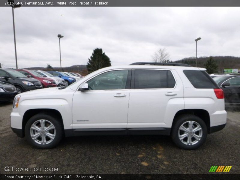 White Frost Tricoat / Jet Black 2016 GMC Terrain SLE AWD