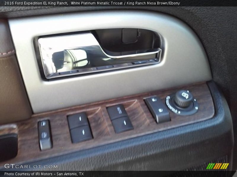 White Platinum Metallic Tricoat / King Ranch Mesa Brown/Ebony 2016 Ford Expedition EL King Ranch