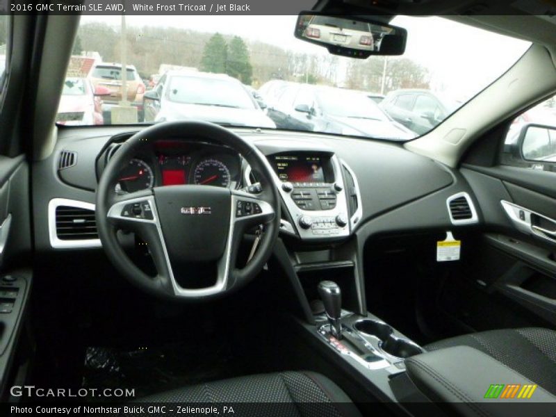 White Frost Tricoat / Jet Black 2016 GMC Terrain SLE AWD