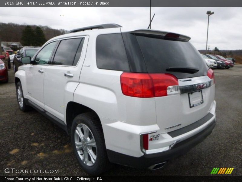 White Frost Tricoat / Jet Black 2016 GMC Terrain SLE AWD