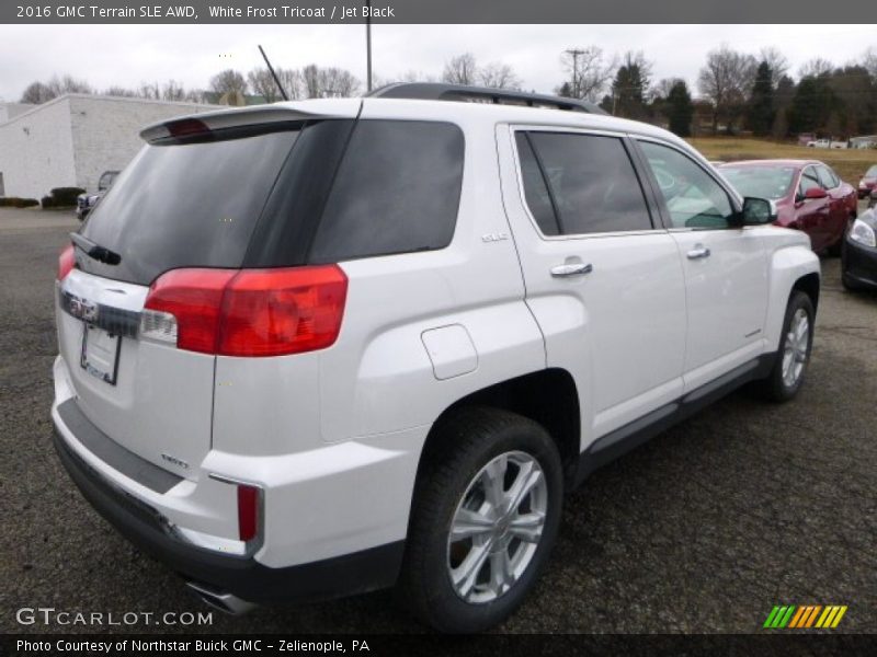 White Frost Tricoat / Jet Black 2016 GMC Terrain SLE AWD