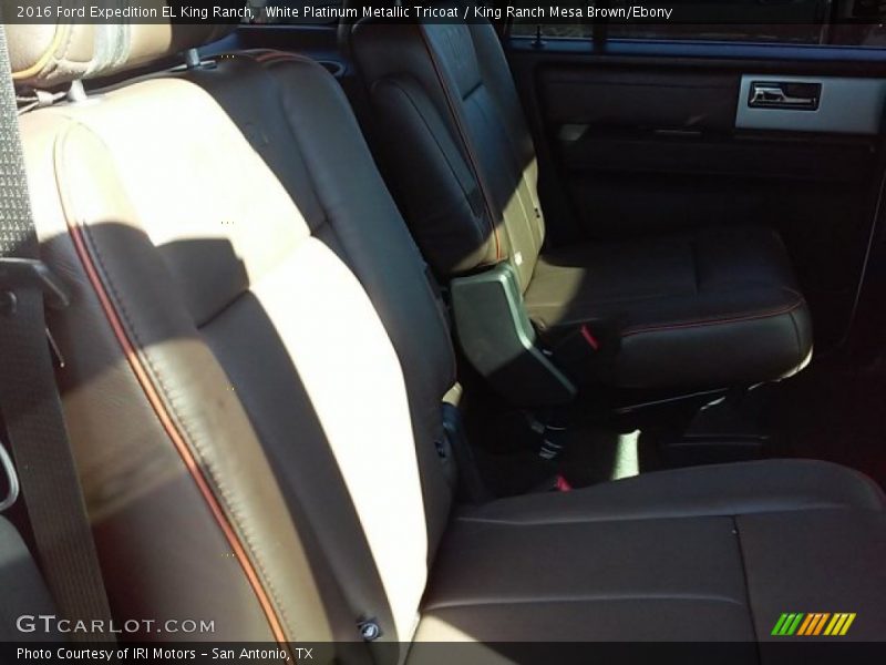 White Platinum Metallic Tricoat / King Ranch Mesa Brown/Ebony 2016 Ford Expedition EL King Ranch