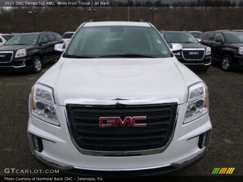 White Frost Tricoat / Jet Black 2016 GMC Terrain SLE AWD