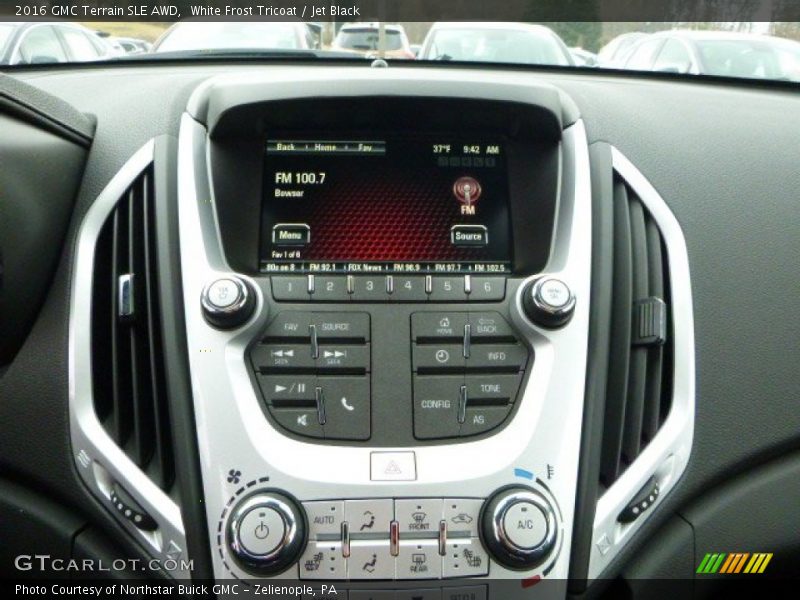 White Frost Tricoat / Jet Black 2016 GMC Terrain SLE AWD