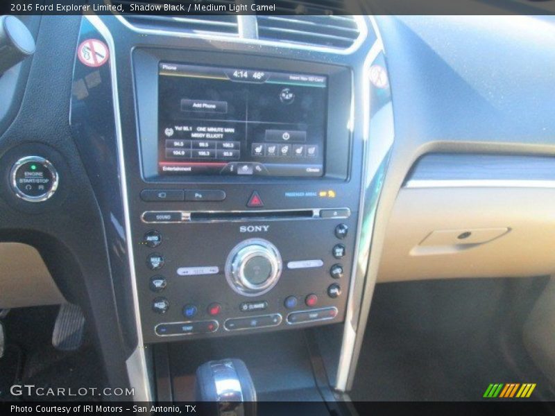 Shadow Black / Medium Light Camel 2016 Ford Explorer Limited