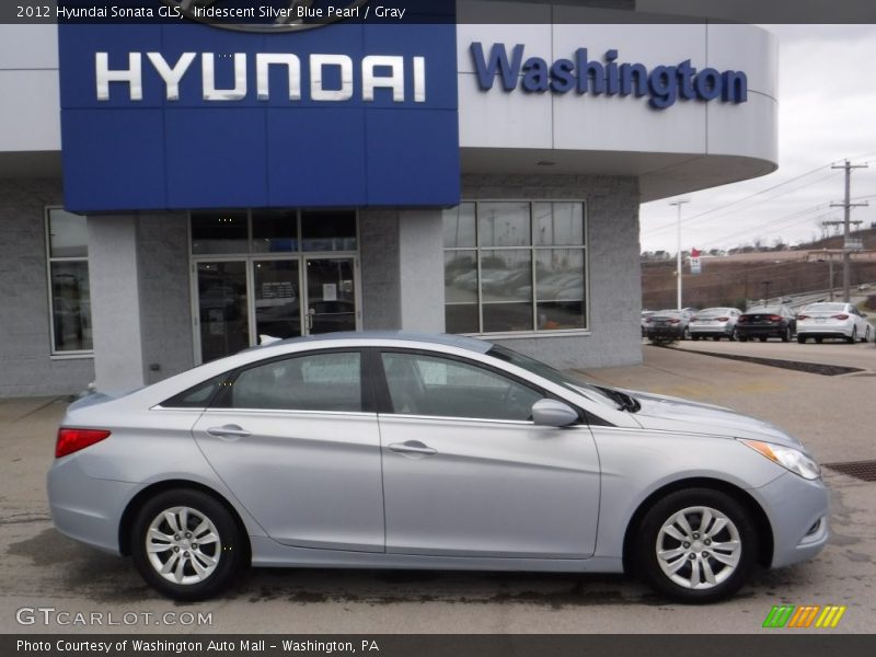 Iridescent Silver Blue Pearl / Gray 2012 Hyundai Sonata GLS