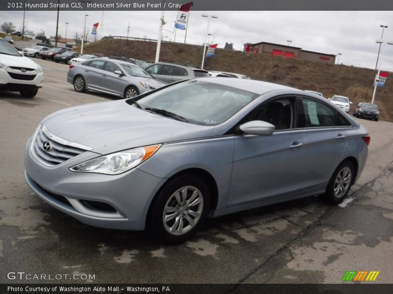 Iridescent Silver Blue Pearl / Gray 2012 Hyundai Sonata GLS