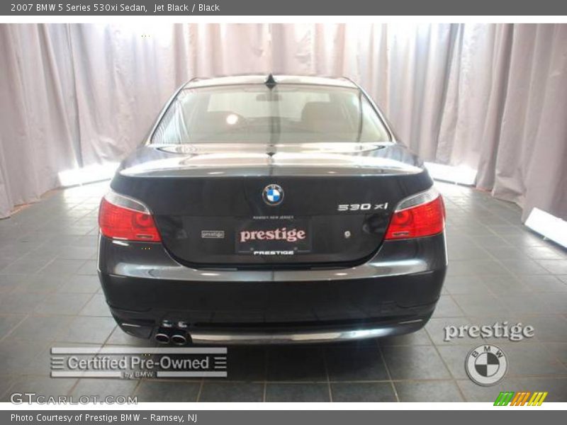 Jet Black / Black 2007 BMW 5 Series 530xi Sedan