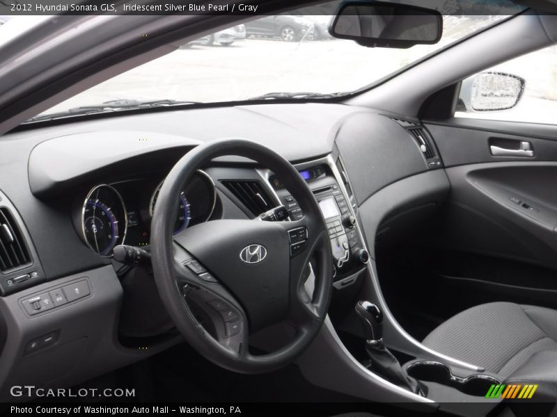 Iridescent Silver Blue Pearl / Gray 2012 Hyundai Sonata GLS
