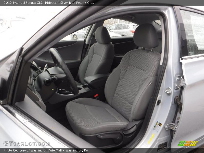 Iridescent Silver Blue Pearl / Gray 2012 Hyundai Sonata GLS